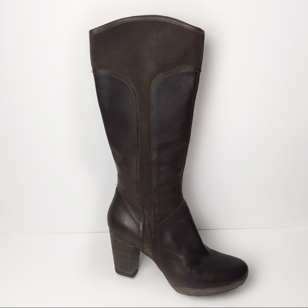 Timberland Genuine Leather Suede Tall Boots